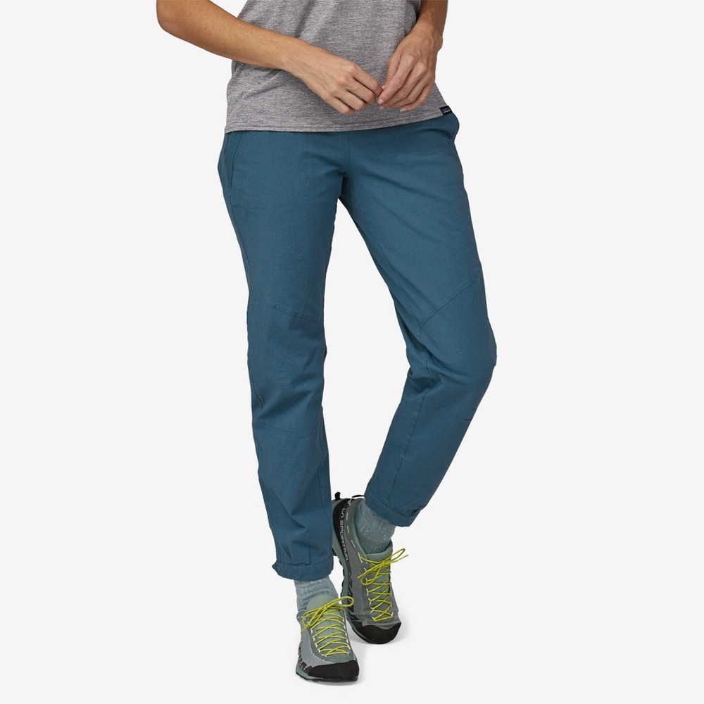 PATAGONIA WOMEN'S CALIZA ROCK PANTS - special edition waist band-BLUE